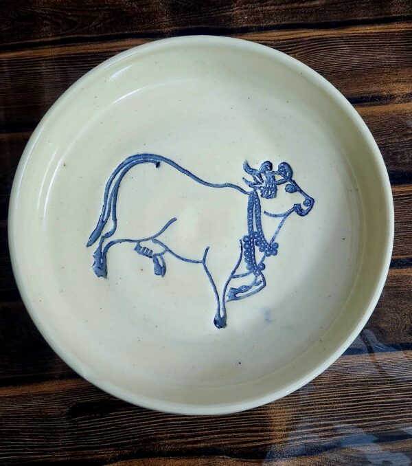 Shallow bowl 10 inches
